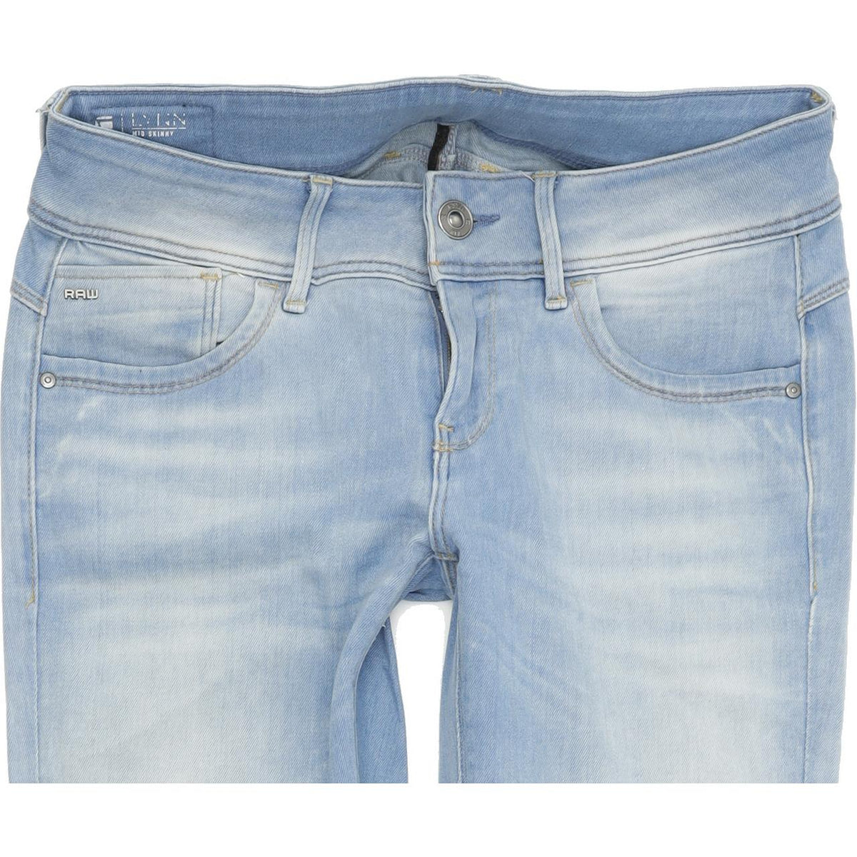 G-Star Women Blue Skinny Slim Stretch Jeans W28 L32