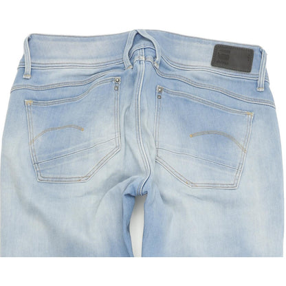 G-Star Women Blue Skinny Slim Stretch Jeans W28 L32