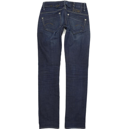 G-Star Midge Women Blue Straight Regular Stretch Jeans W26 L34