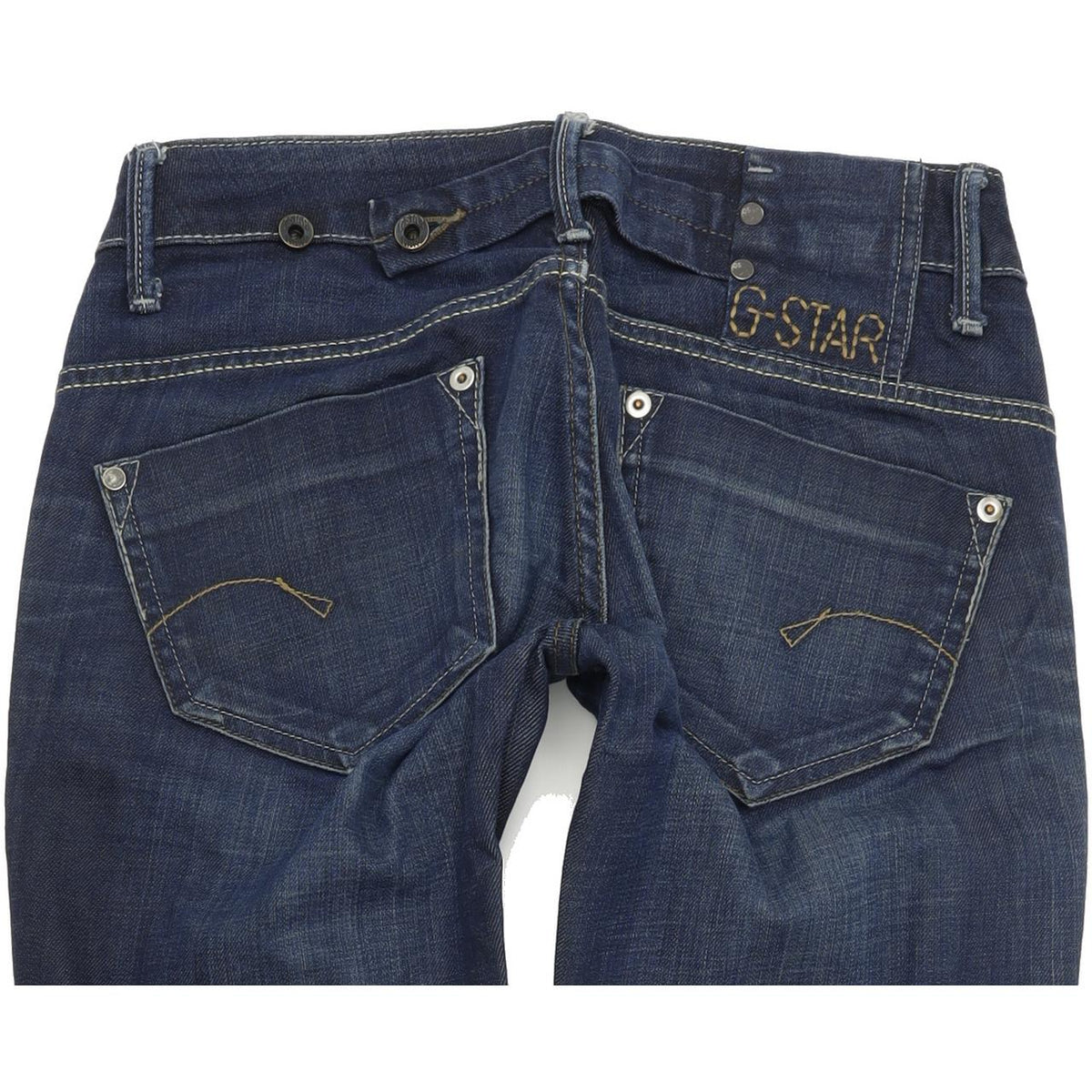 G-Star Midge Women Blue Straight Regular Stretch Jeans W26 L34