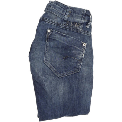 G-Star Midge Women Blue Straight Regular Stretch Jeans W26 L34