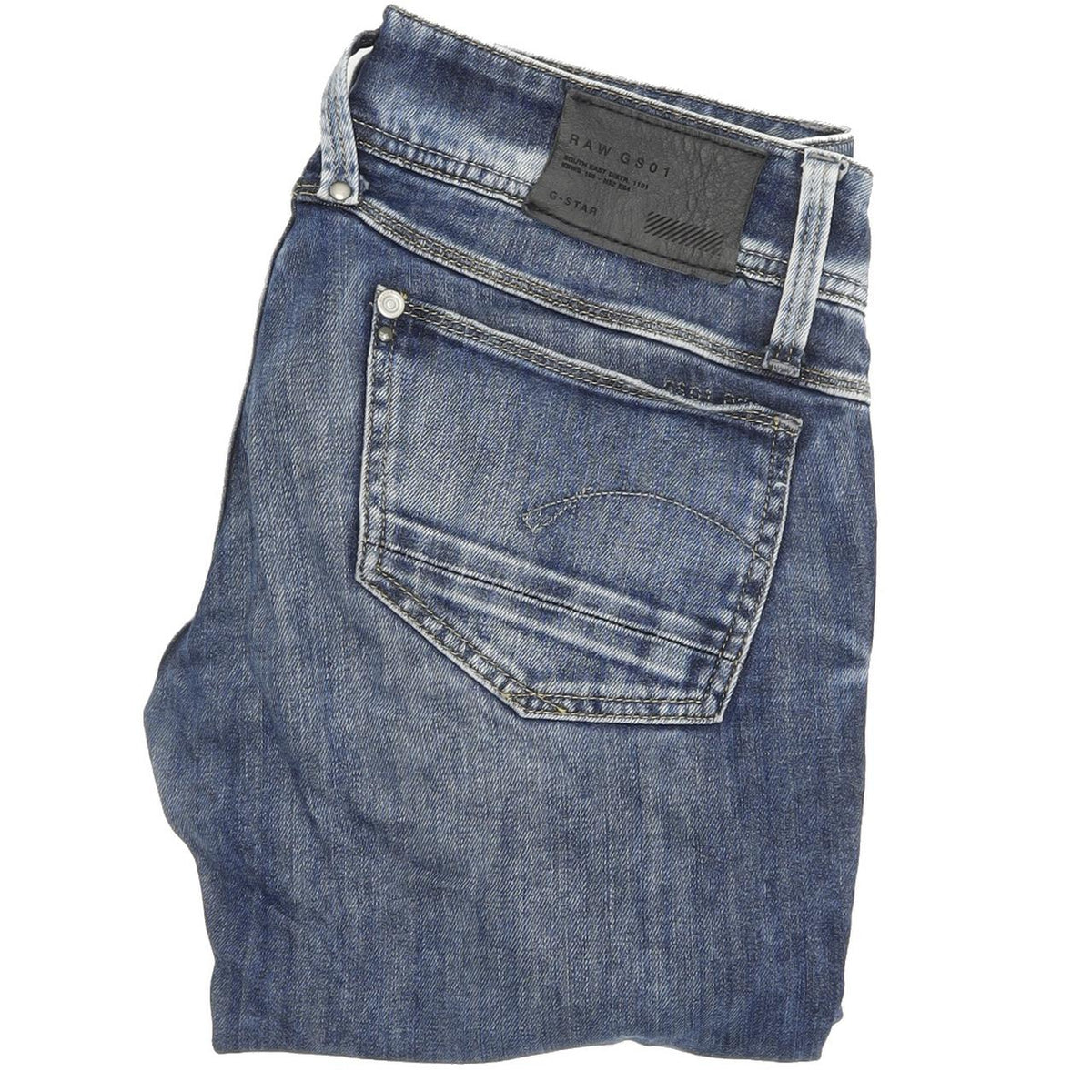 G-Star Lynn Women Blue Skinny Slim Stretch Jeans W29 L32