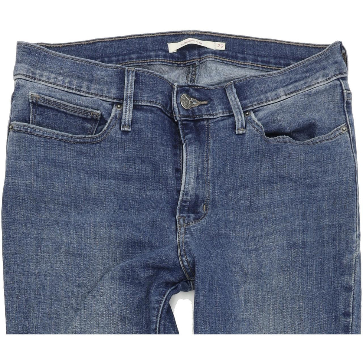 Levi's Women Blue Skinny Slim Stretch Jeans W29 L34