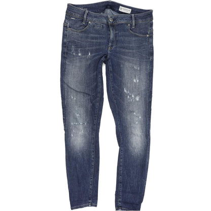 G-Star D-StaQ Women Blue Skinny Slim Stretch Jeans W31 L30