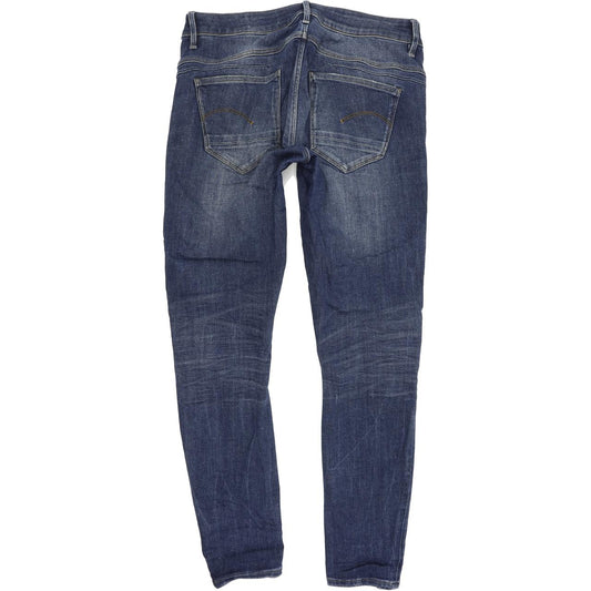 G-Star D-StaQ Women Blue Skinny Slim Stretch Jeans W31 L30