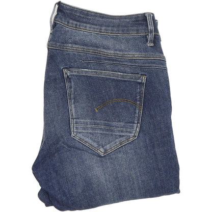 G-Star D-StaQ Women Blue Skinny Slim Stretch Jeans W31 L30