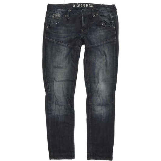 G-Star Hampton Women Blue Straight Slim Jeans W30 L32