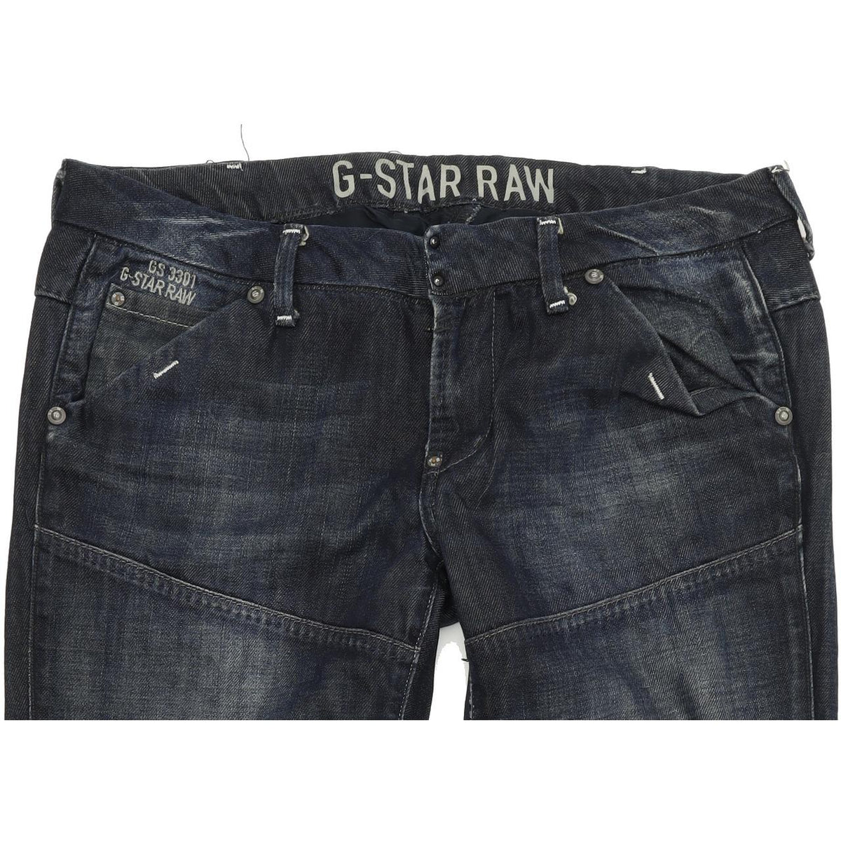 G-Star Hampton Women Blue Straight Slim Jeans W30 L32