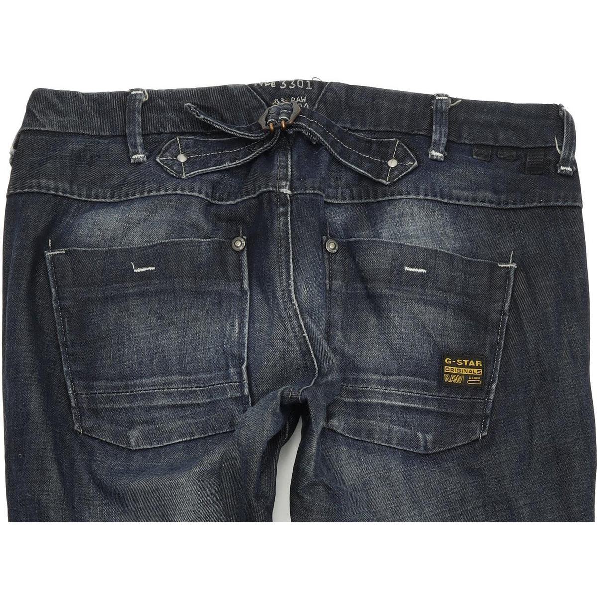 G-Star Hampton Women Blue Straight Slim Jeans W30 L32