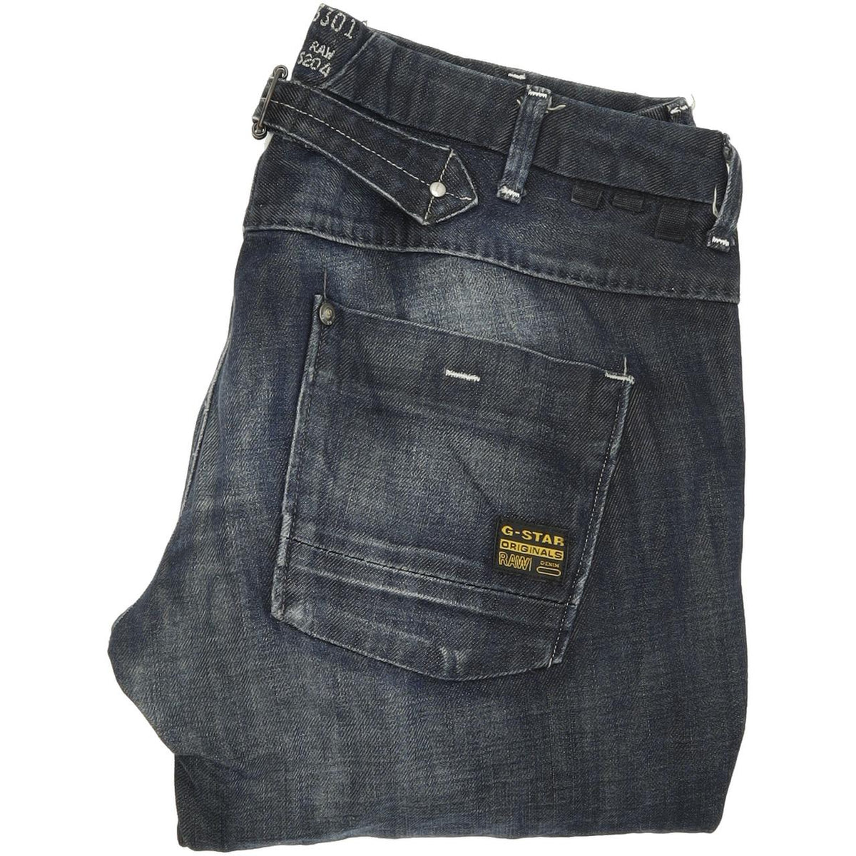 G-Star Hampton Women Blue Straight Slim Jeans W30 L32