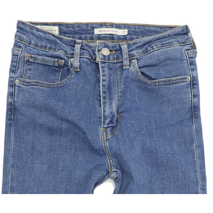 Levi's 721 Women Blue Skinny Slim Stretch Jeans W27 L25