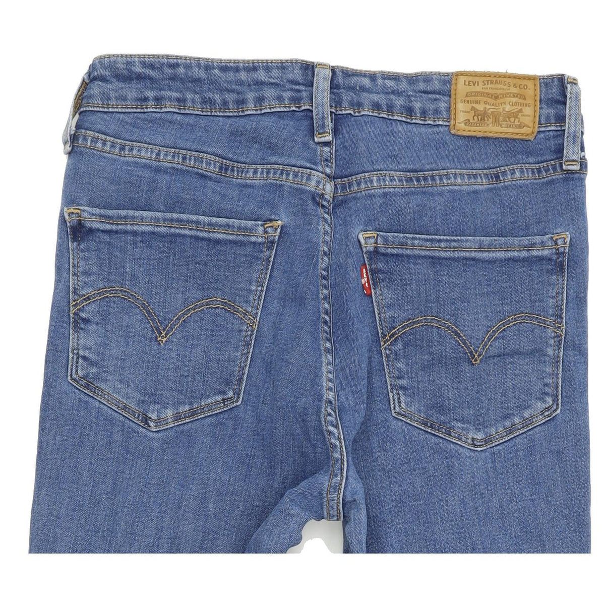 Levi's 721 Women Blue Skinny Slim Stretch Jeans W27 L25