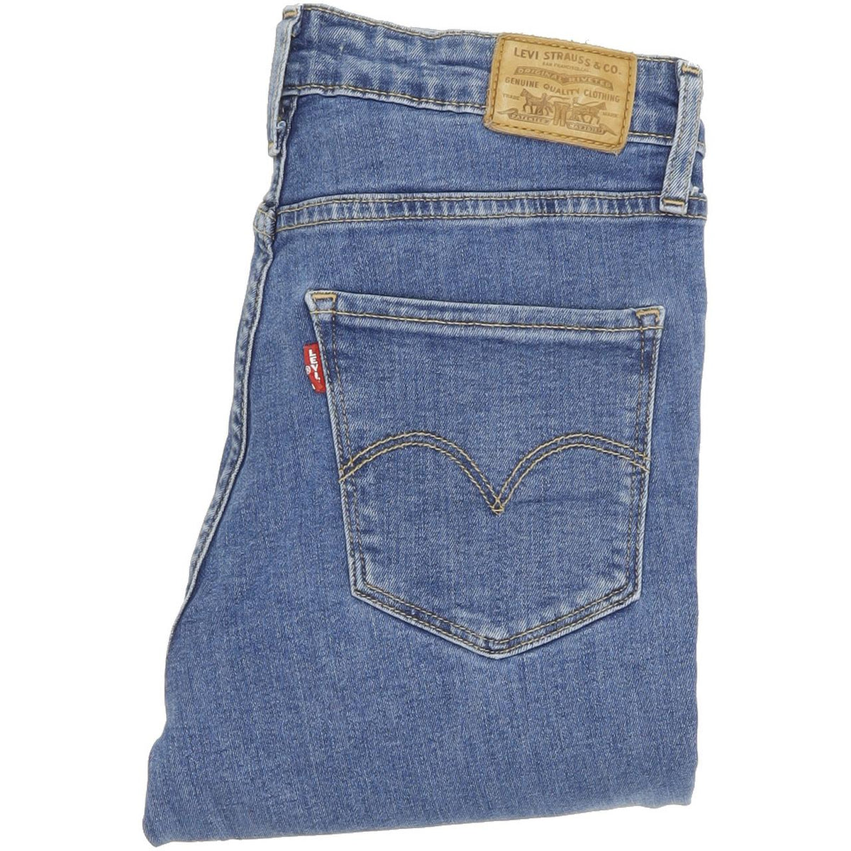 Levi's 721 Women Blue Skinny Slim Stretch Jeans W27 L25