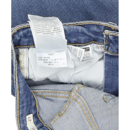 Levi's 721 Women Blue Skinny Slim Stretch Jeans W27 L25