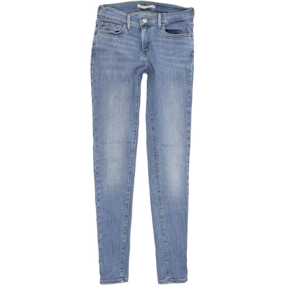 Levi's 710 Women Blue Skinny Slim Stretch Jeans W28 L32