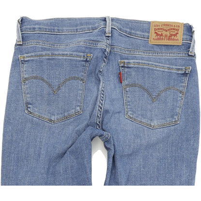 Levi's 710 Women Blue Skinny Slim Stretch Jeans W28 L32