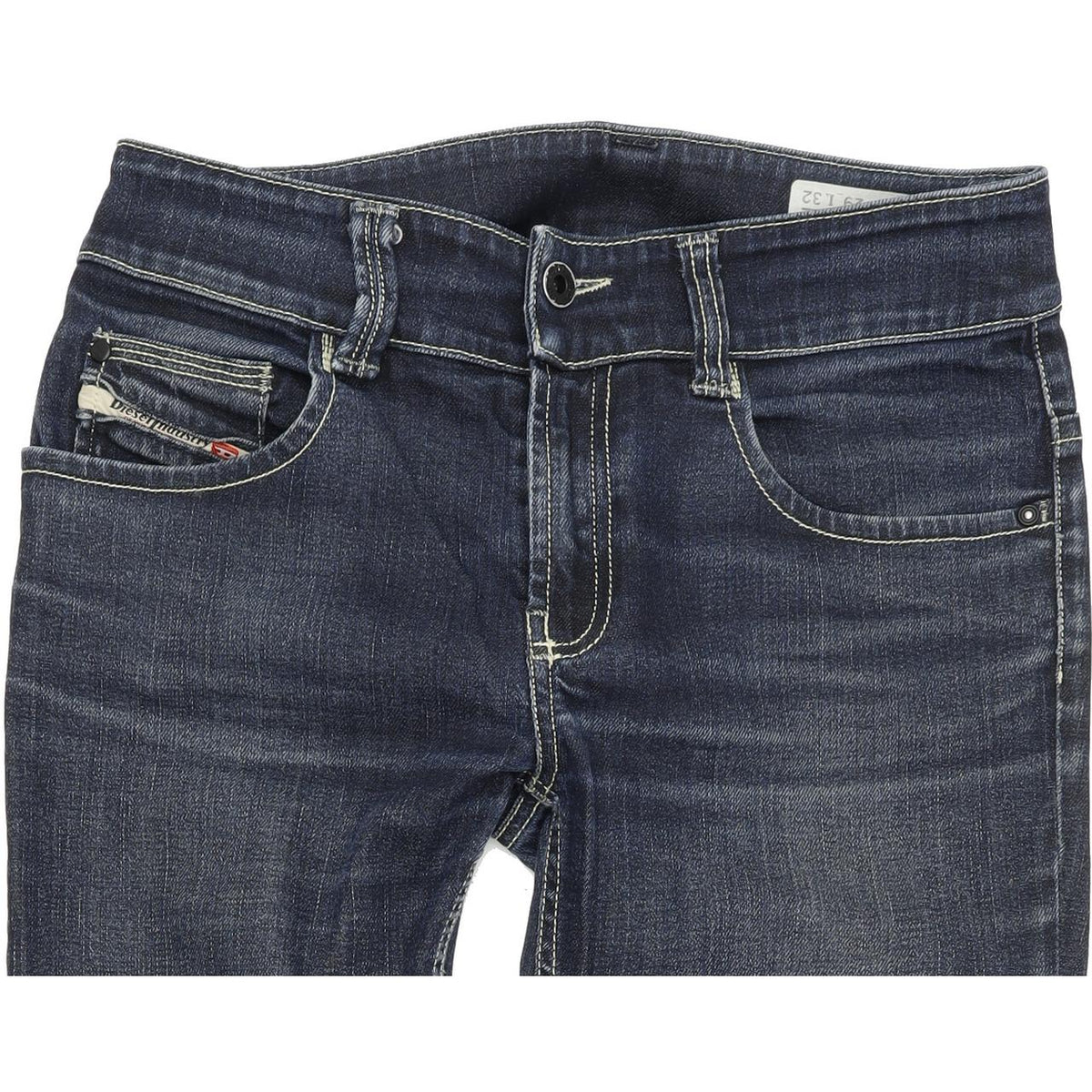 Diesel Brucke 008AA Women Blue Straight Regular Stretch Jeans W29 L28