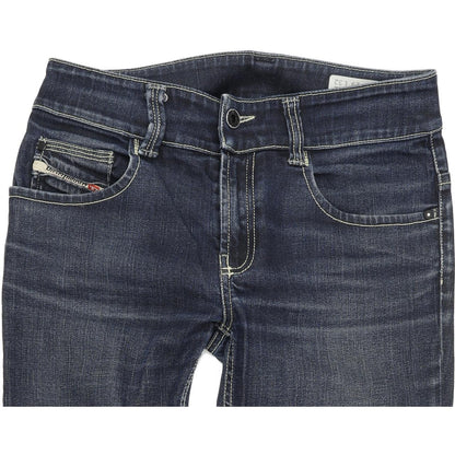 Diesel Brucke 008AA Women Blue Straight Regular Stretch Jeans W29 L28