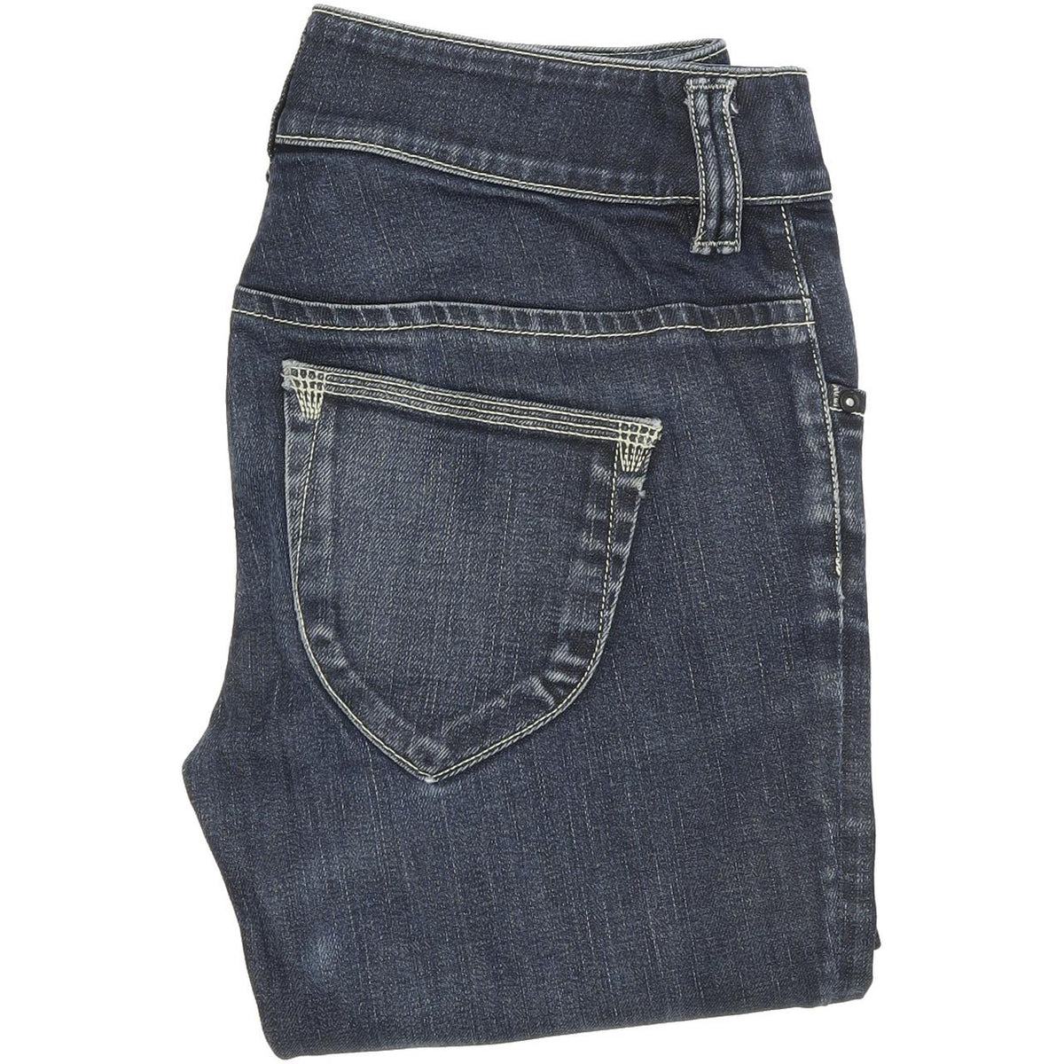 Diesel Brucke 008AA Women Blue Straight Regular Stretch Jeans W29 L28