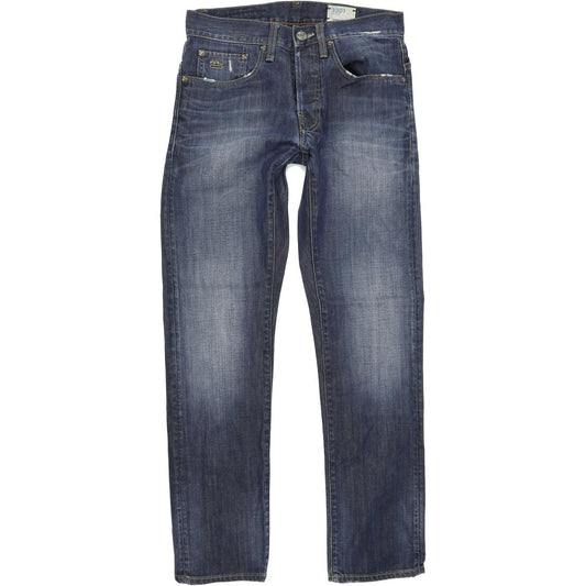 G-Star 3301 Men Blue Straight Slim Jeans W29 L32
