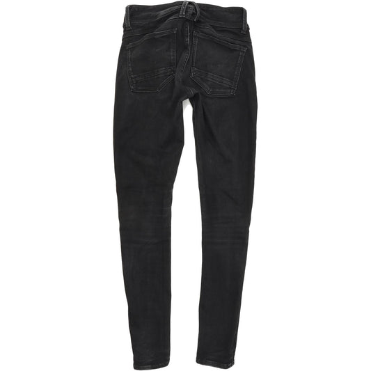 G-Star Lynn D-Mid Women Black Skinny Slim Stretch Jeans W26 L30