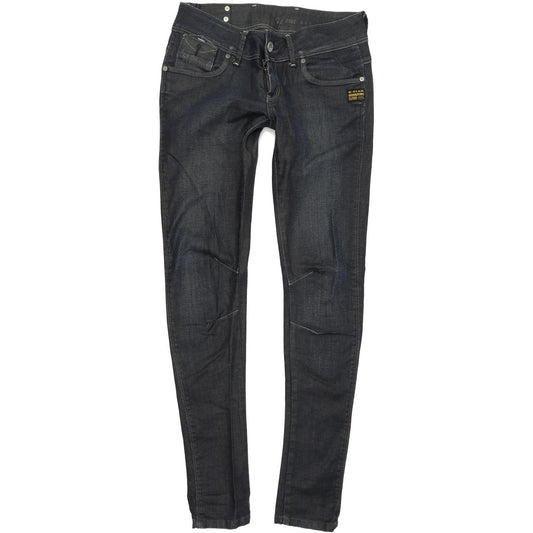 G-Star Fender Women Blue Skinny Slim Stretch Jeans W27 L32