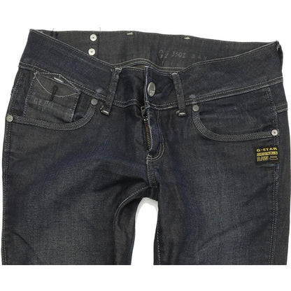 G-Star Fender Women Blue Skinny Slim Stretch Jeans W27 L32