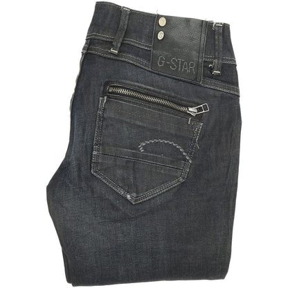 G-Star Fender Women Blue Skinny Slim Stretch Jeans W27 L32
