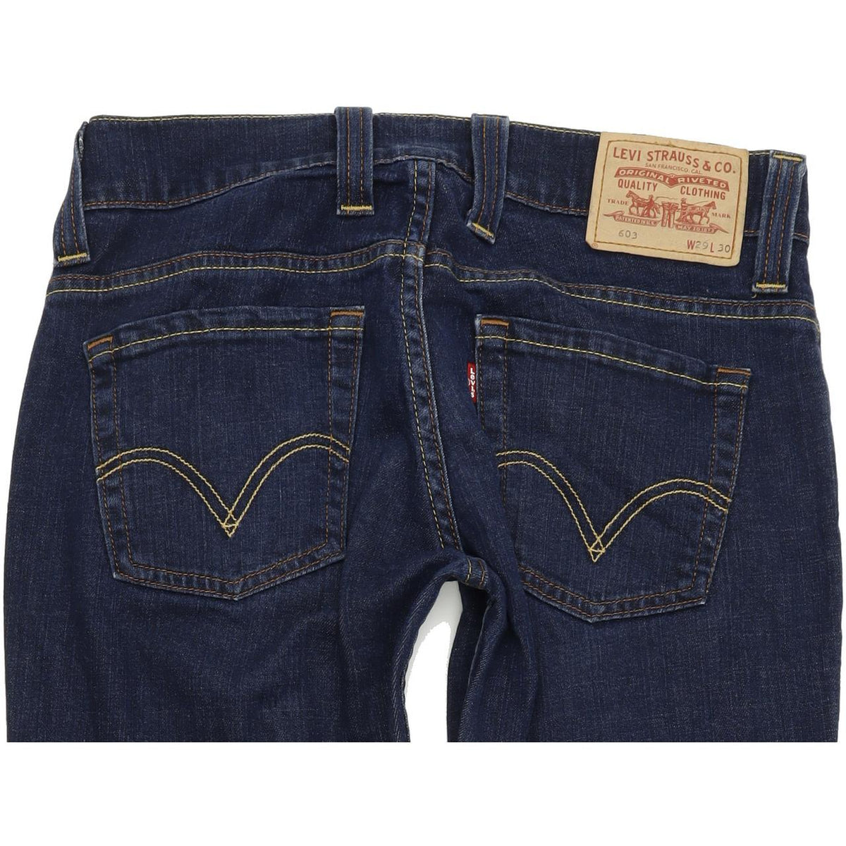 Levi's 603 Women Blue Skinny Slim Stretch Jeans W29 L30