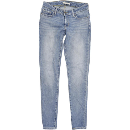 Levi's 711 Women Blue Skinny Slim Stretch Jeans W26 L32