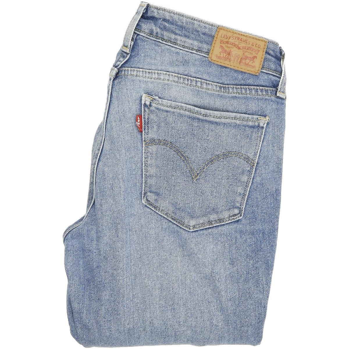 Levi's 711 Women Blue Skinny Slim Stretch Jeans W26 L32