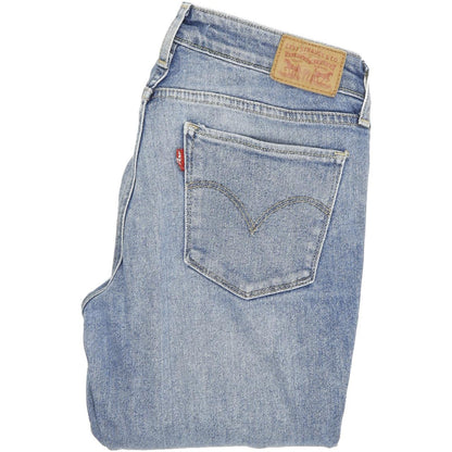 Levi's 711 Women Blue Skinny Slim Stretch Jeans W26 L32