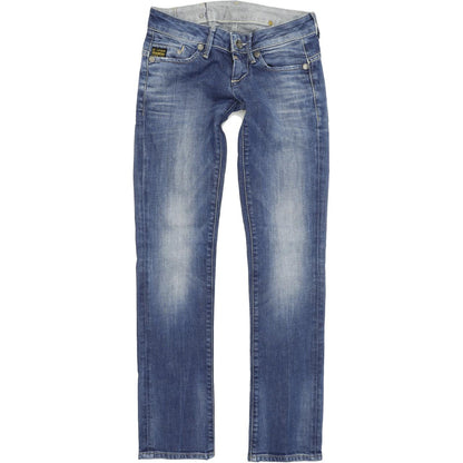 G-Star Midge Women Blue Straight Regular Stretch Jeans W25 L32