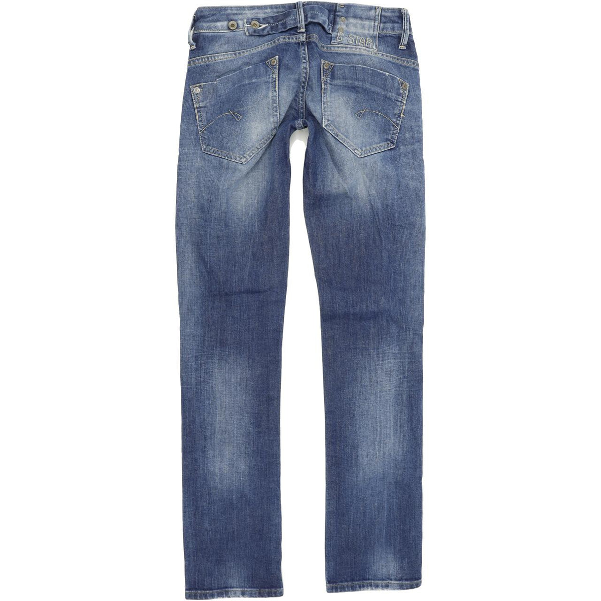 G-Star Midge Women Blue Straight Regular Stretch Jeans W25 L32