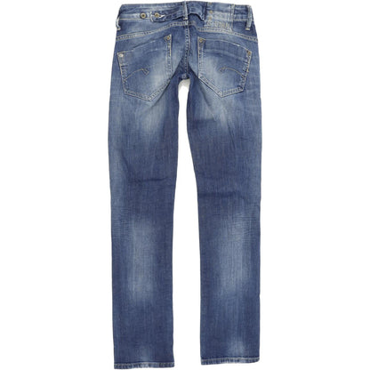G-Star Midge Women Blue Straight Regular Stretch Jeans W25 L32