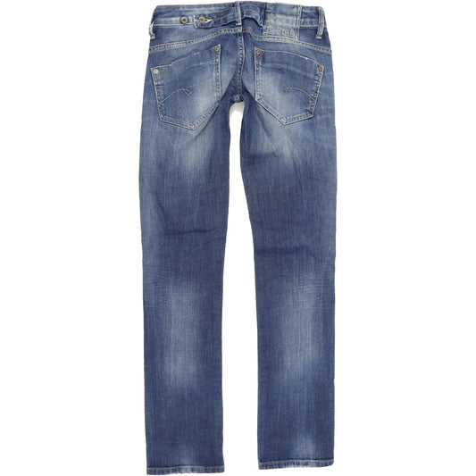 G-Star Midge Women Blue Straight Regular Stretch Jeans W25 L32