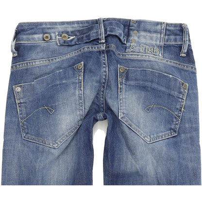 G-Star Midge Women Blue Straight Regular Stretch Jeans W25 L32