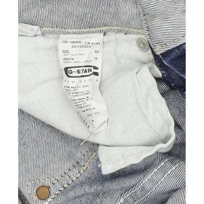 G-Star Midge Women Blue Straight Regular Stretch Jeans W25 L32