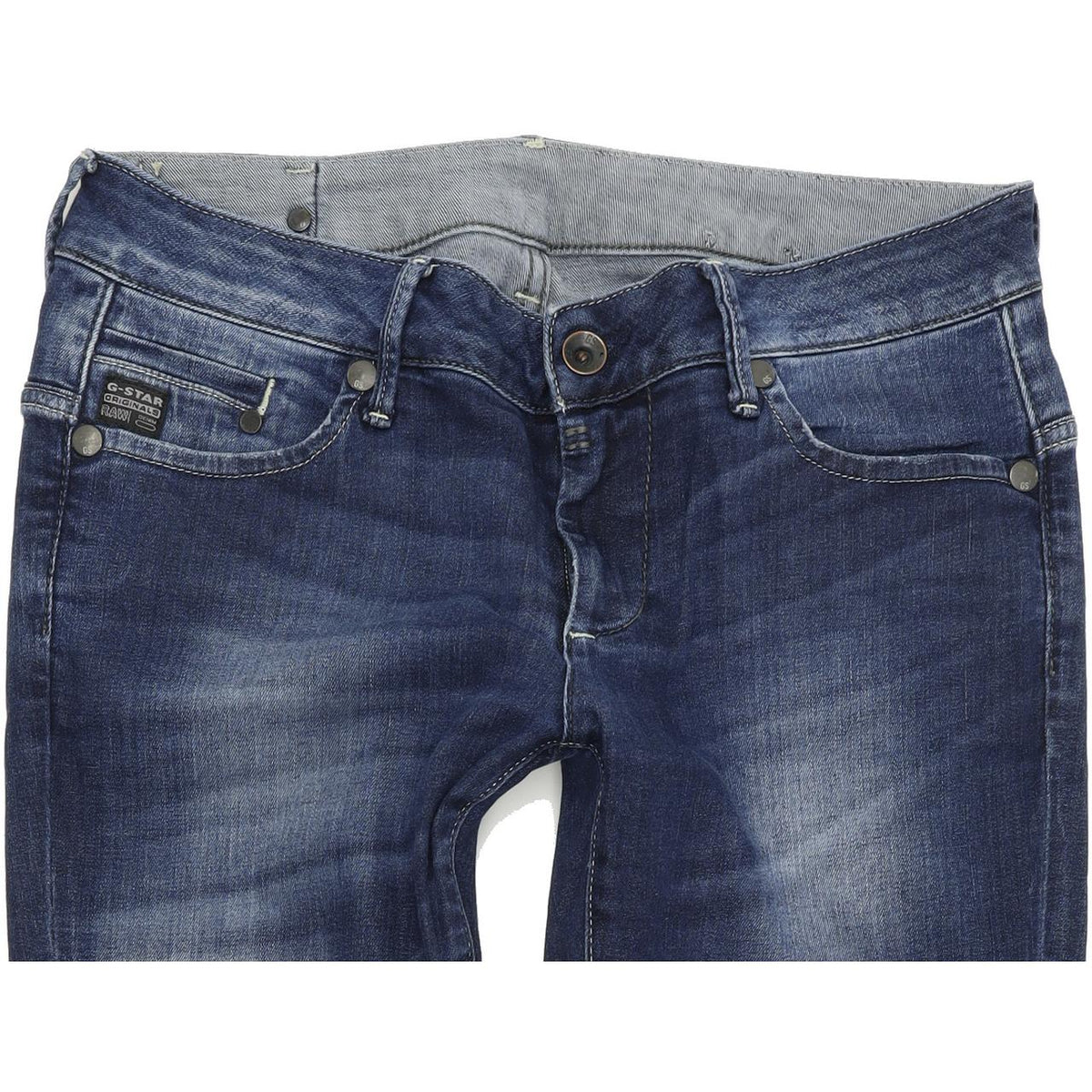 G-Star Women Blue Skinny Slim Stretch Jeans W32 L31