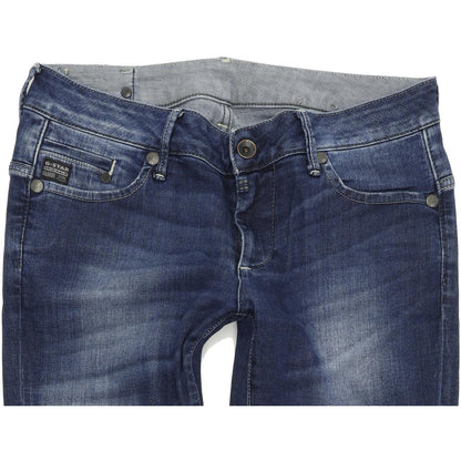 G-Star Women Blue Skinny Slim Stretch Jeans W32 L31