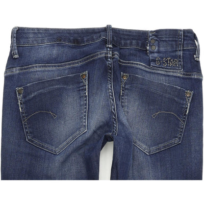 G-Star Women Blue Skinny Slim Stretch Jeans W32 L31
