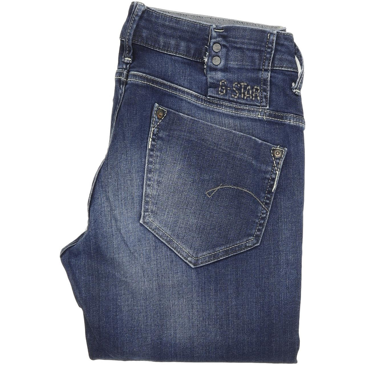 G-Star Women Blue Skinny Slim Stretch Jeans W32 L31