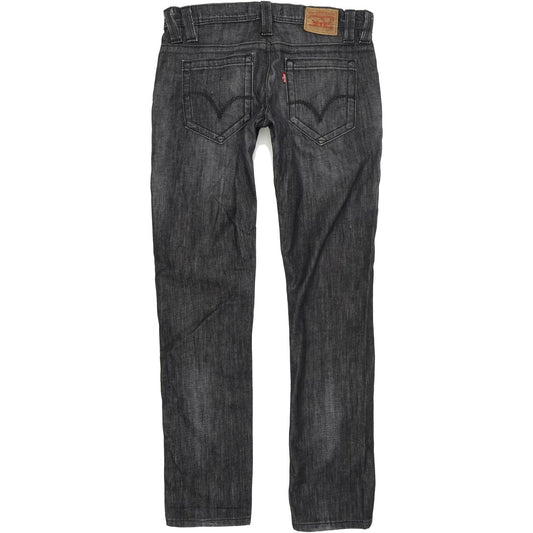 Levi's 481 Women Charcoal Skinny Slim Stretch Jeans W28 L32