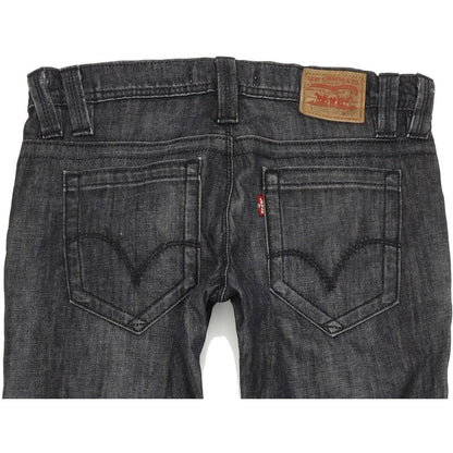 Levi's 481 Women Charcoal Skinny Slim Stretch Jeans W28 L32
