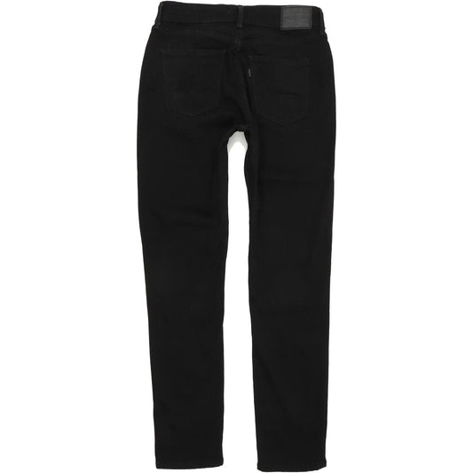 Levi's Classic Mid Rise Women Black Skinny Slim Stretch Jeans W28 L30