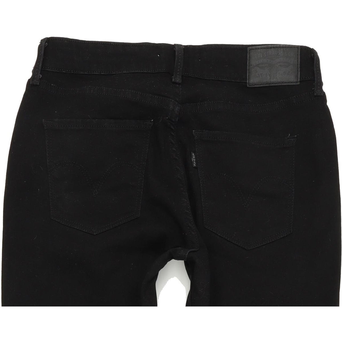 Levi's Classic Mid Rise Women Black Skinny Slim Stretch Jeans W28 L30