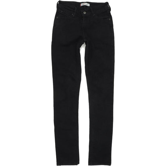 Levi's 471 Women Black Skinny Slim Jeans W26 L34