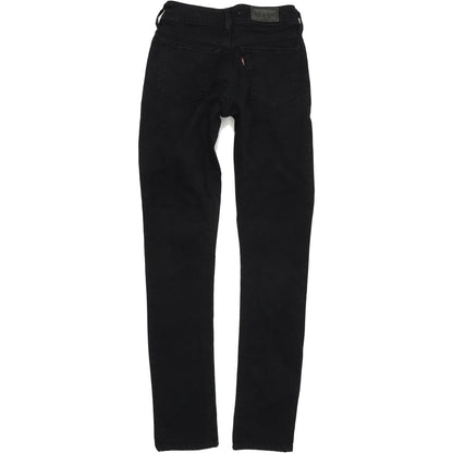 Levi's 471 Women Black Skinny Slim Jeans W26 L34