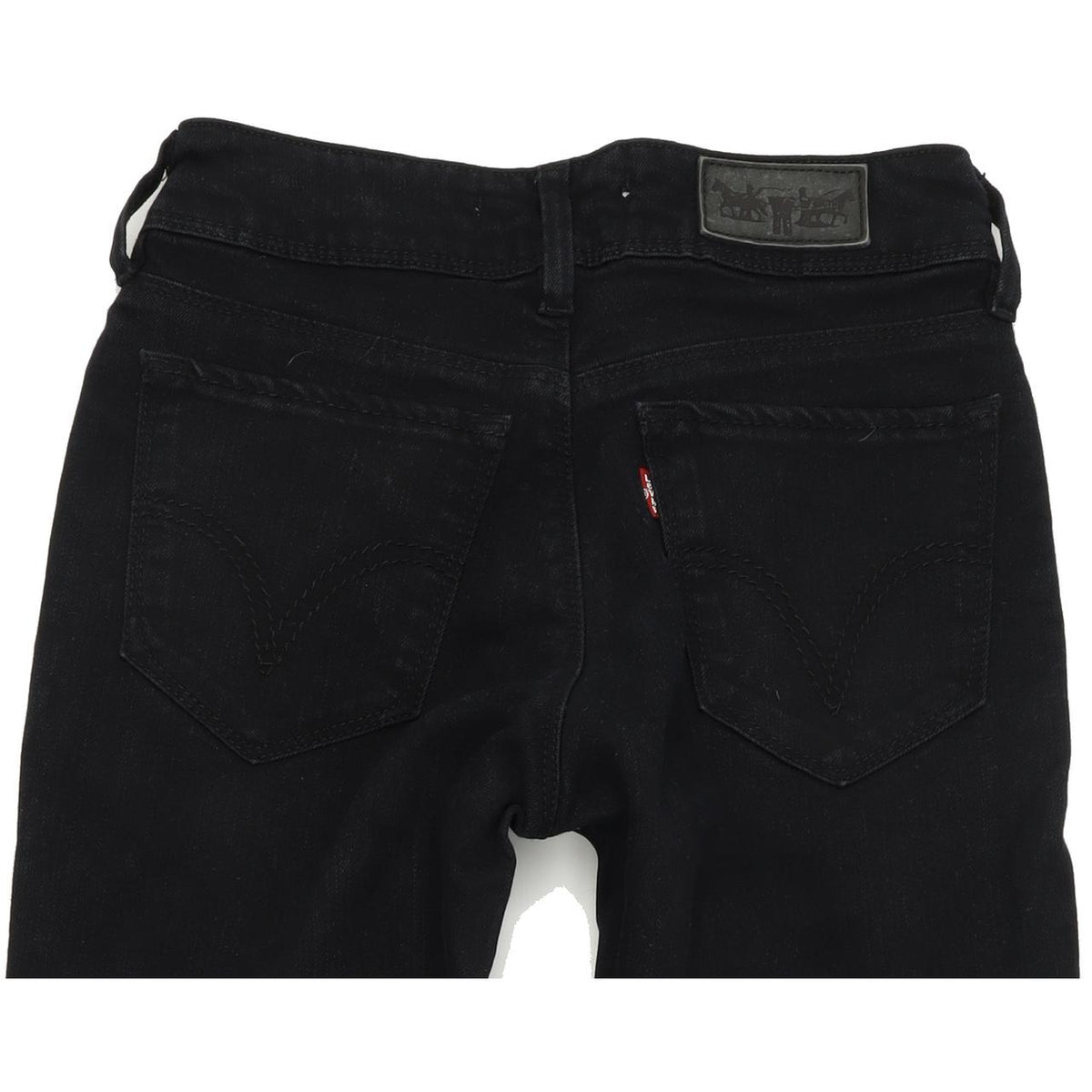 Levi's 471 Women Black Skinny Slim Jeans W26 L34