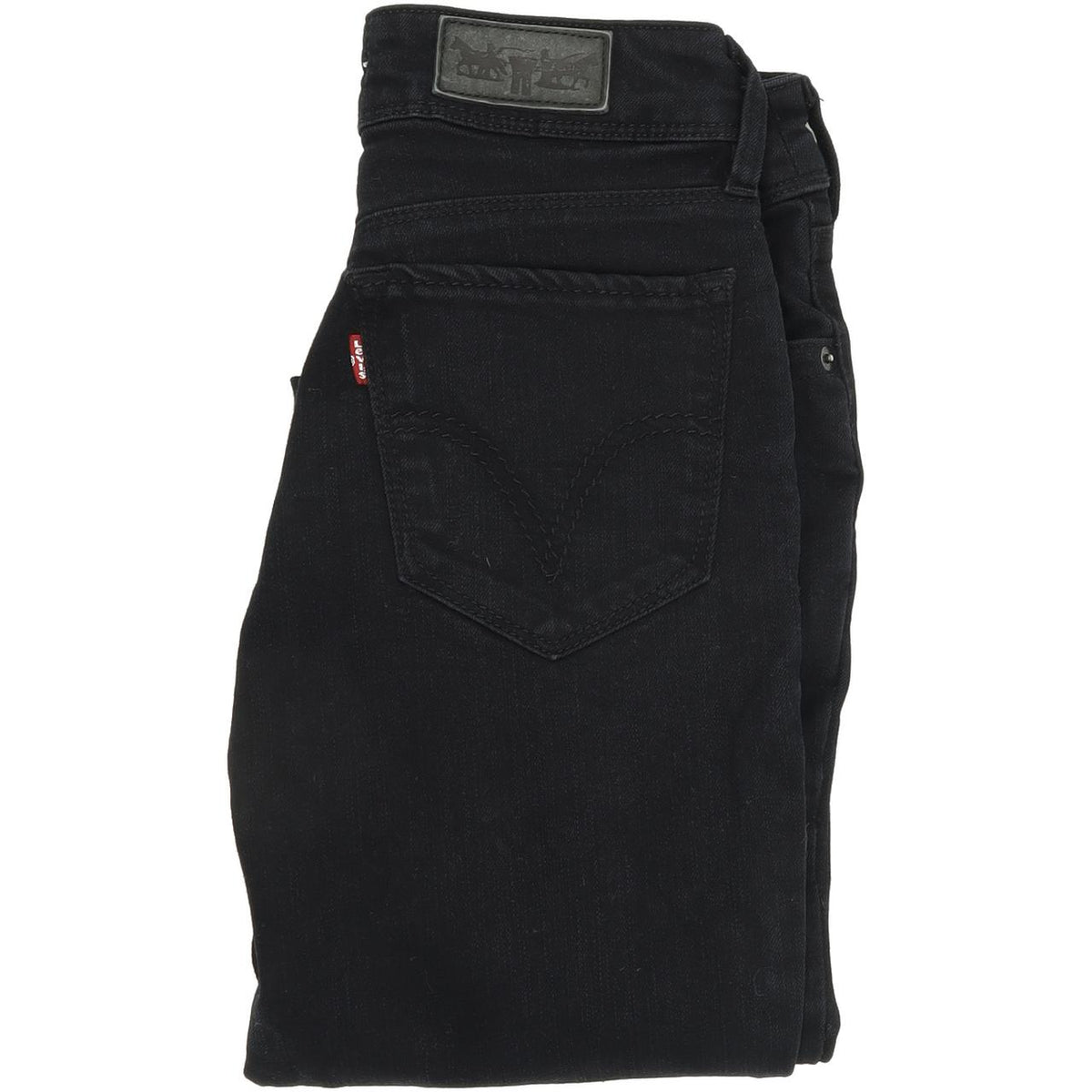 Levi's 471 Women Black Skinny Slim Jeans W26 L34